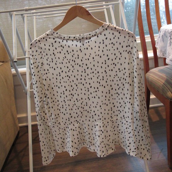 Animal Print Long-Sleeve Top - Picture 2 of 2